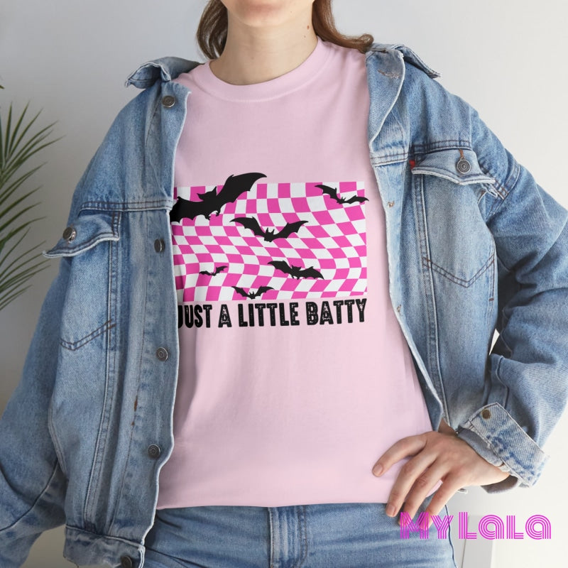 A Little Batty Tee Light Pink / S T-Shirt