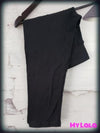 Capri - EC2 Solid Black 24-32 (Yoga Band) - My Lala Leggings