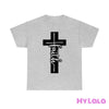 Clear Heart Cross Faith Tee Sport Grey / S T-Shirt