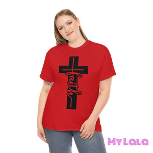 Clear Heart Cross Faith Tee T-Shirt