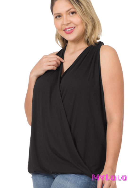 1 2387 Curvy Halter Top (Black)