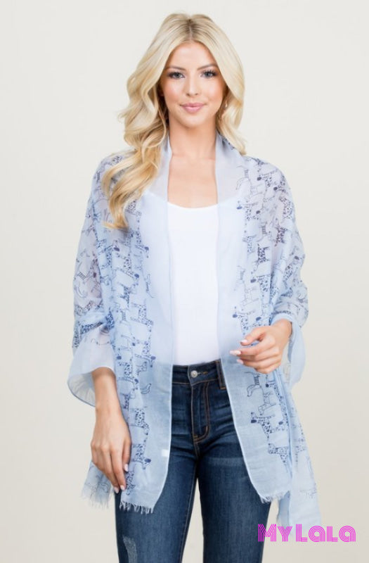 1 Sc2011 Dog Scarf (Lt Blue)