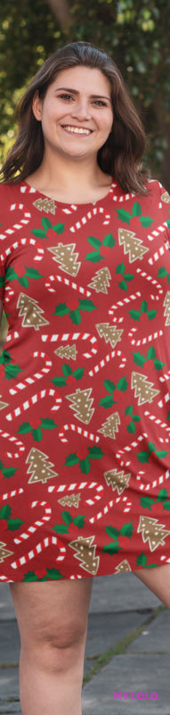1 Dress - Lala Extra Long Sleeve (Holiday Cheer)