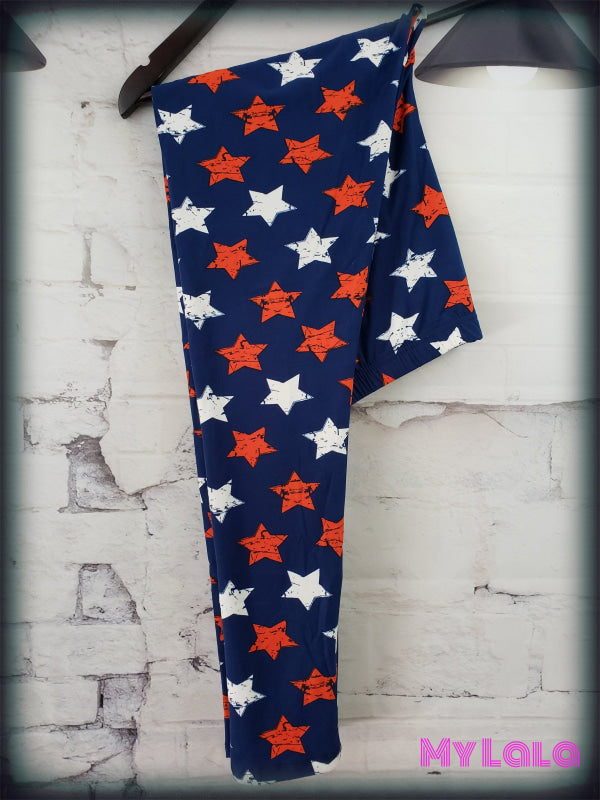 Extra Curvy Red White & Blue (24-32) - My Lala Leggings