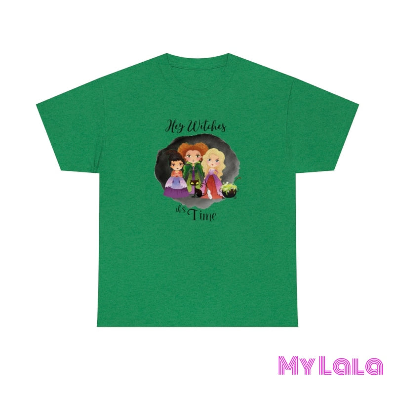 Hey Witches Tee Antique Irish Green / L T-Shirt