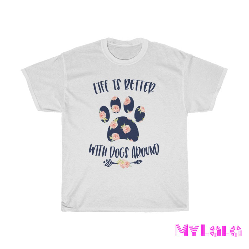Life is Better with Dogs Tee - My Lala Leggings