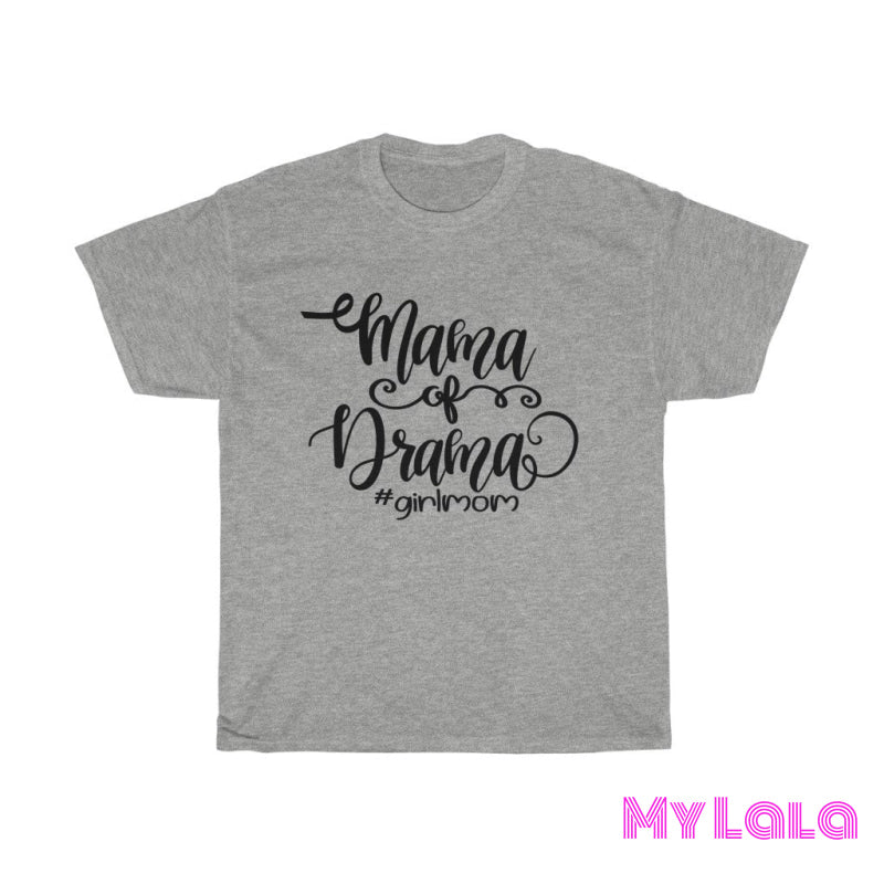 Mama Of Drama Graphic Tee S / Sport Grey T-Shirt
