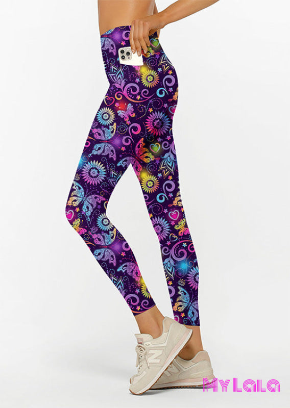 Pocketed Legging OS (Trippy Butterfly)