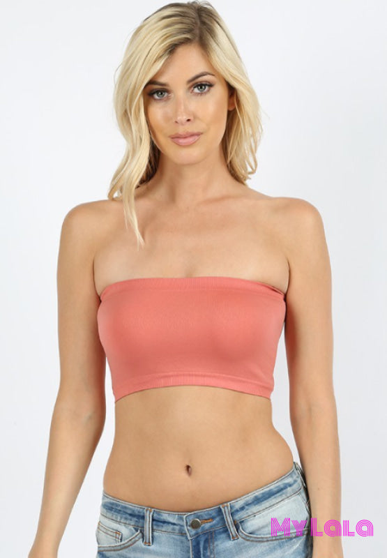 Seamless Bandeau OS (Ash Rose) - My Lala Leggings