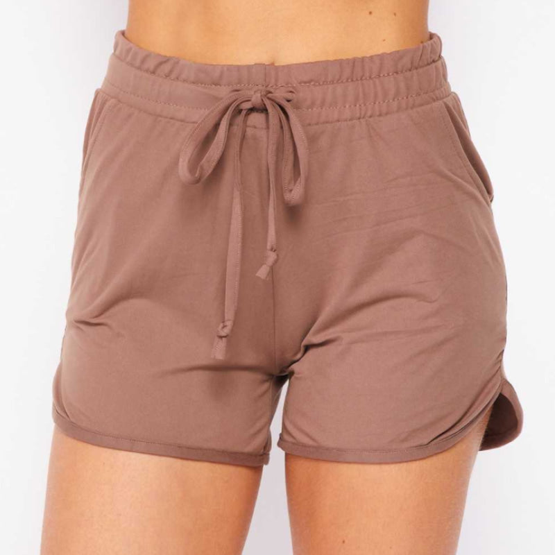 1 Ds05 Solid Dolphin Shorts (Mocha)