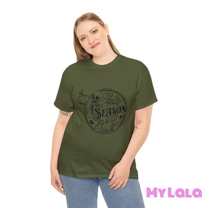 Tis The Season Skelly Tee Military Green / M T-Shirt