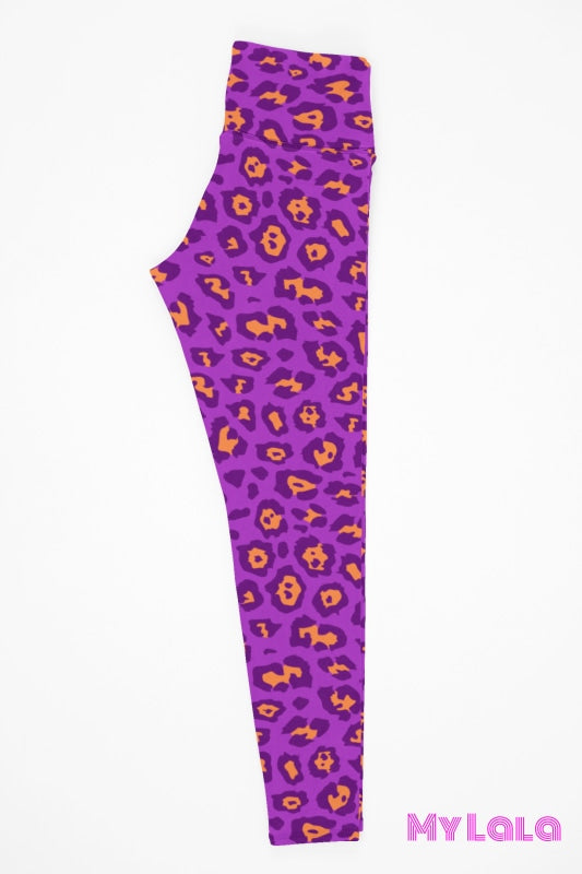 1 Yoga Band - Purple Leopard Kids (Premium)