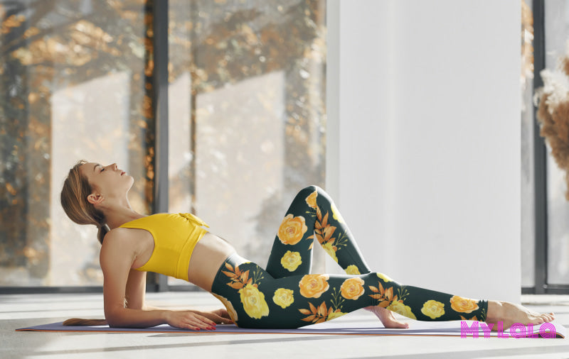 Yoga Band - Yellow Flower Os (Premium)