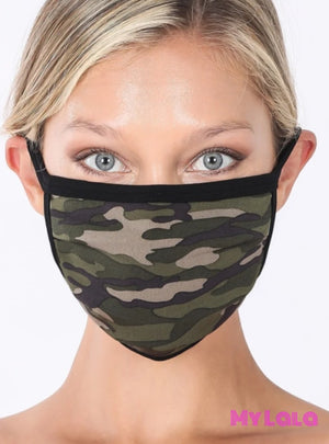 Forest Camo Mask - My Lala Leggings
