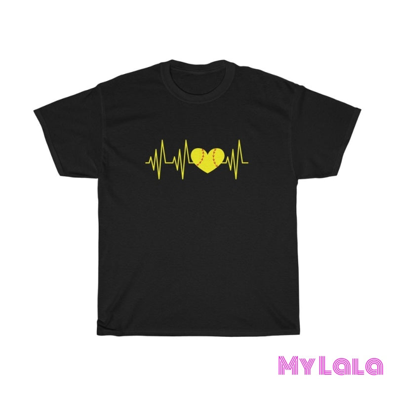 Heart Beat Soft Ball Tee - My Lala Leggings