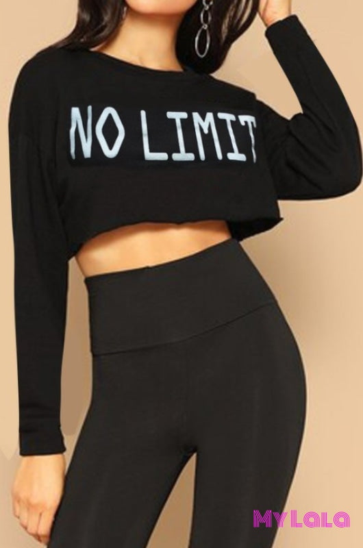 1 No Limit Crop Sweater