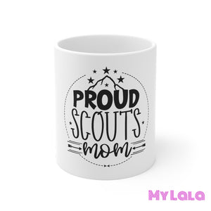 Proud Scout Mom Mug 11oz - My Lala Leggings