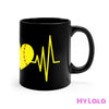 Softball Heart Beat mug 11oz - My Lala Leggings