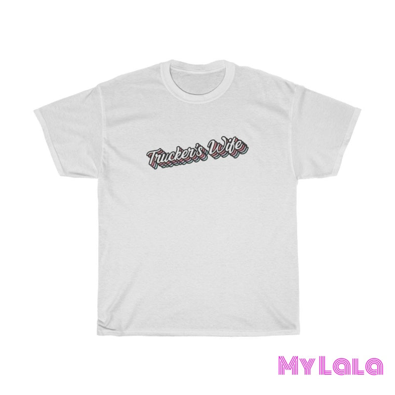 Trucker Wife Vibe Tee M / White T-Shirt