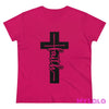 Womens Heavy Cotton Tee Heliconia / L T-Shirt