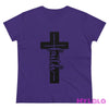 Womens Heavy Cotton Tee Purple / S T-Shirt