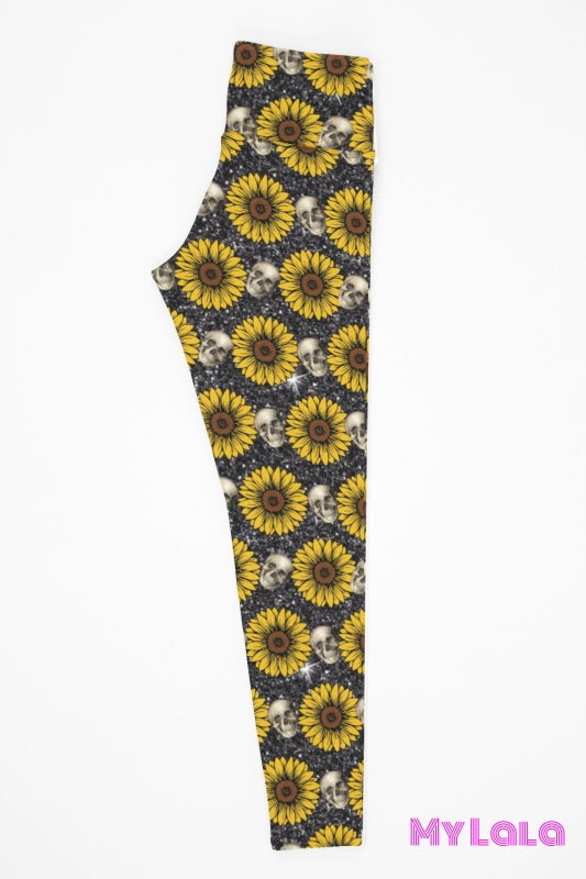 1 Yoga Band - Curvy Buried Sunflower (Premium)
