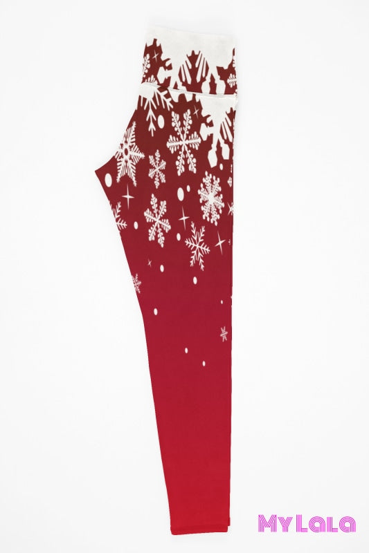 1 Yoga Band - Curvy Red Snow (Premium)