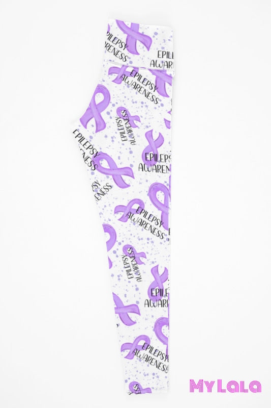 1 Yoga Band - Extra Curvy Epilepsy Awareness 20-26 (Premium)